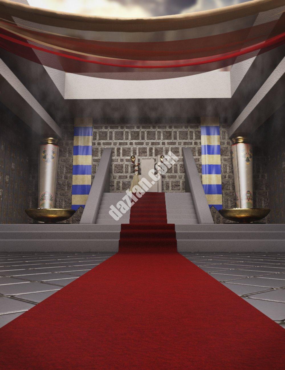 [daz场景] 埃及宫殿-DAZ爱好者