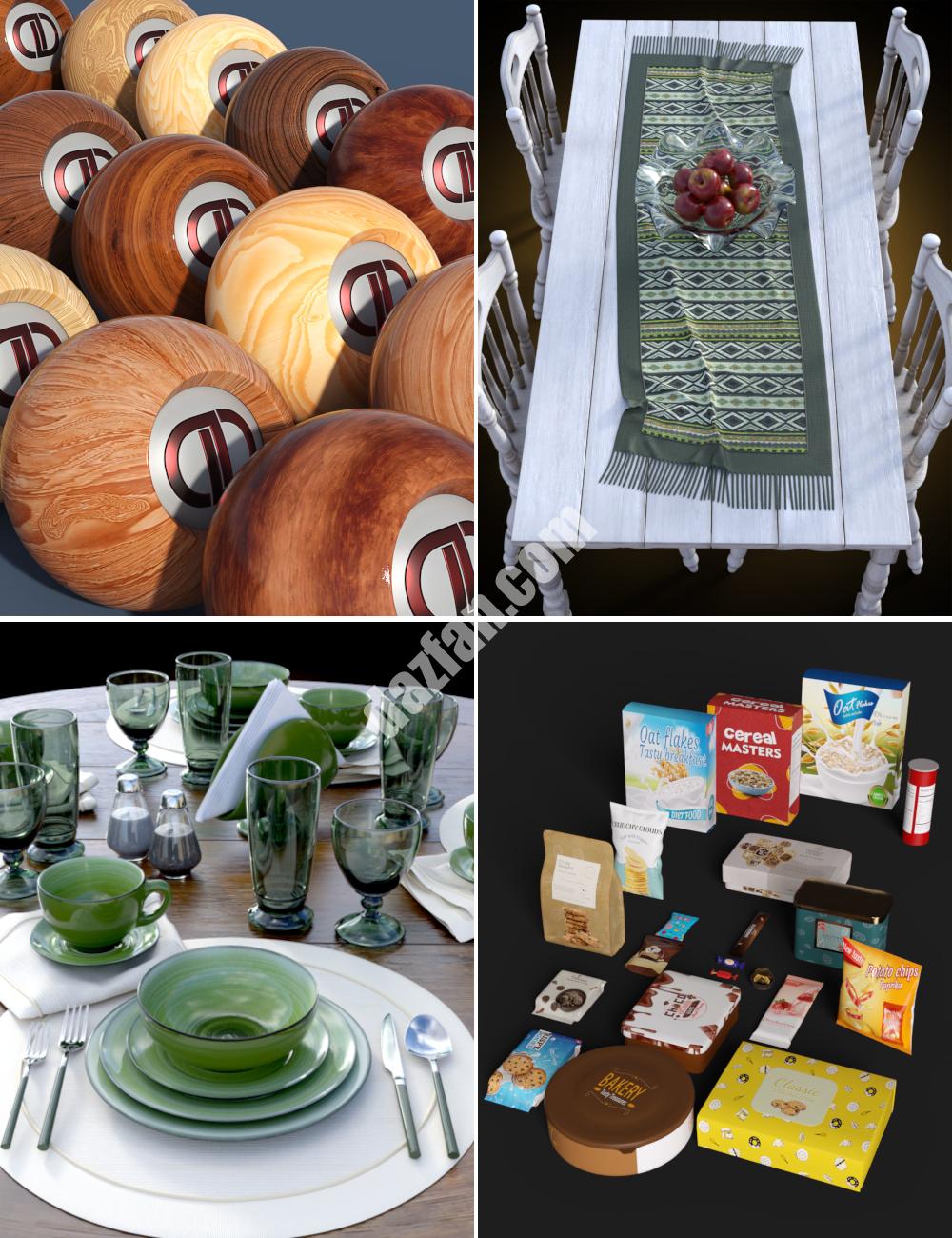 [daz合集] 装满你的房子：厨房包-DAZ爱好者