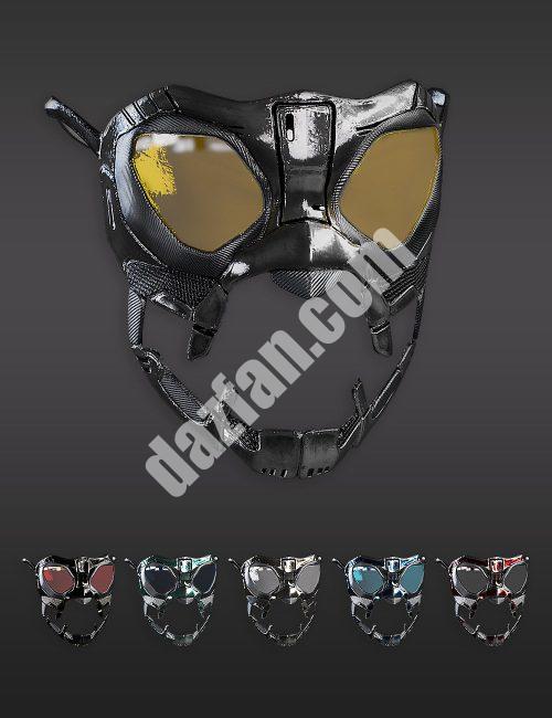 [daz服装] 创世纪8.1雄性Mnyama盔甲面具-DAZ爱好者