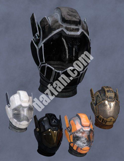 [daz服装] 创世纪8和8.1男性黑豹装备头盔-DAZ爱好者