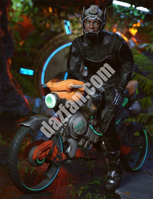 [daz服装] 创世纪8和8.1男性套装的黑豹装备-DAZ爱好者