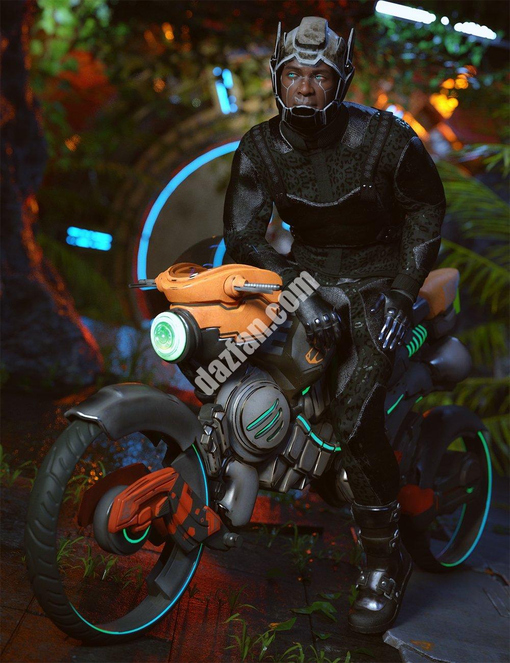 [daz服装] 创世纪8和8.1男性套装的黑豹装备-DAZ爱好者