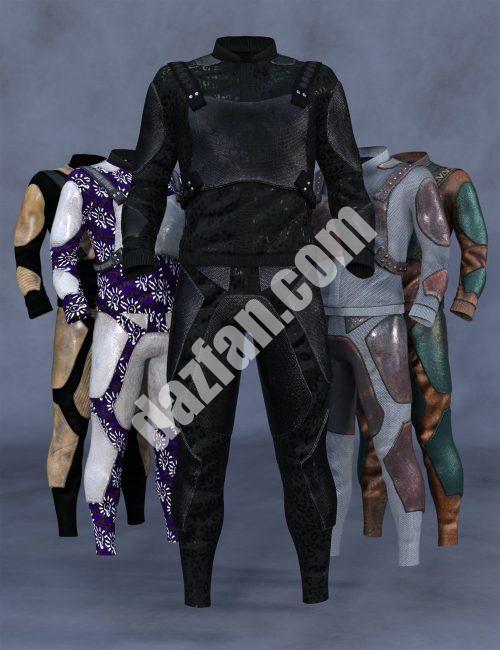 [daz服装] 创世纪8和8.1男版黑豹套装-DAZ爱好者