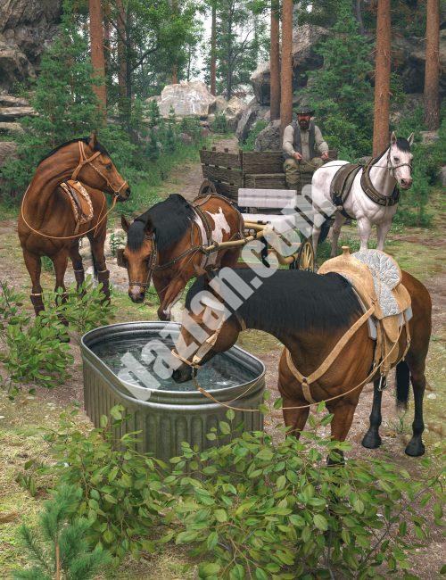 [daz合集] Daz Horse 3 Mega捆绑包-DAZ爱好者