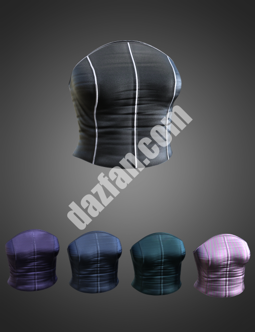 [daz服装] 创世纪8和8.1女性的CB露娜法术装备上衣-DAZ爱好者