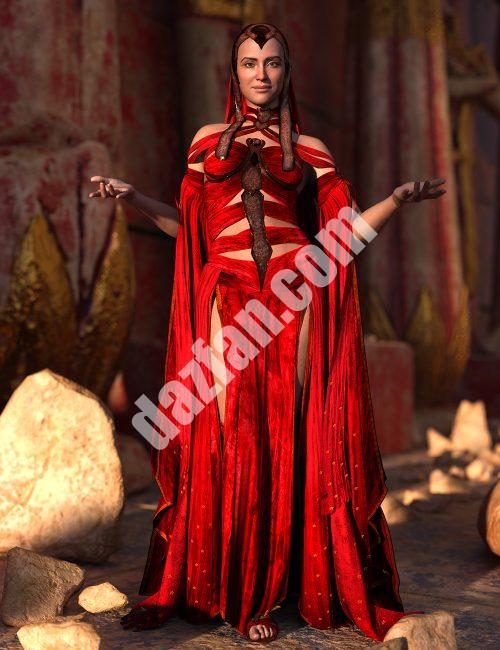 [daz服装] 创世纪9的dForce Vuriel衣橱附加件-DAZ爱好者