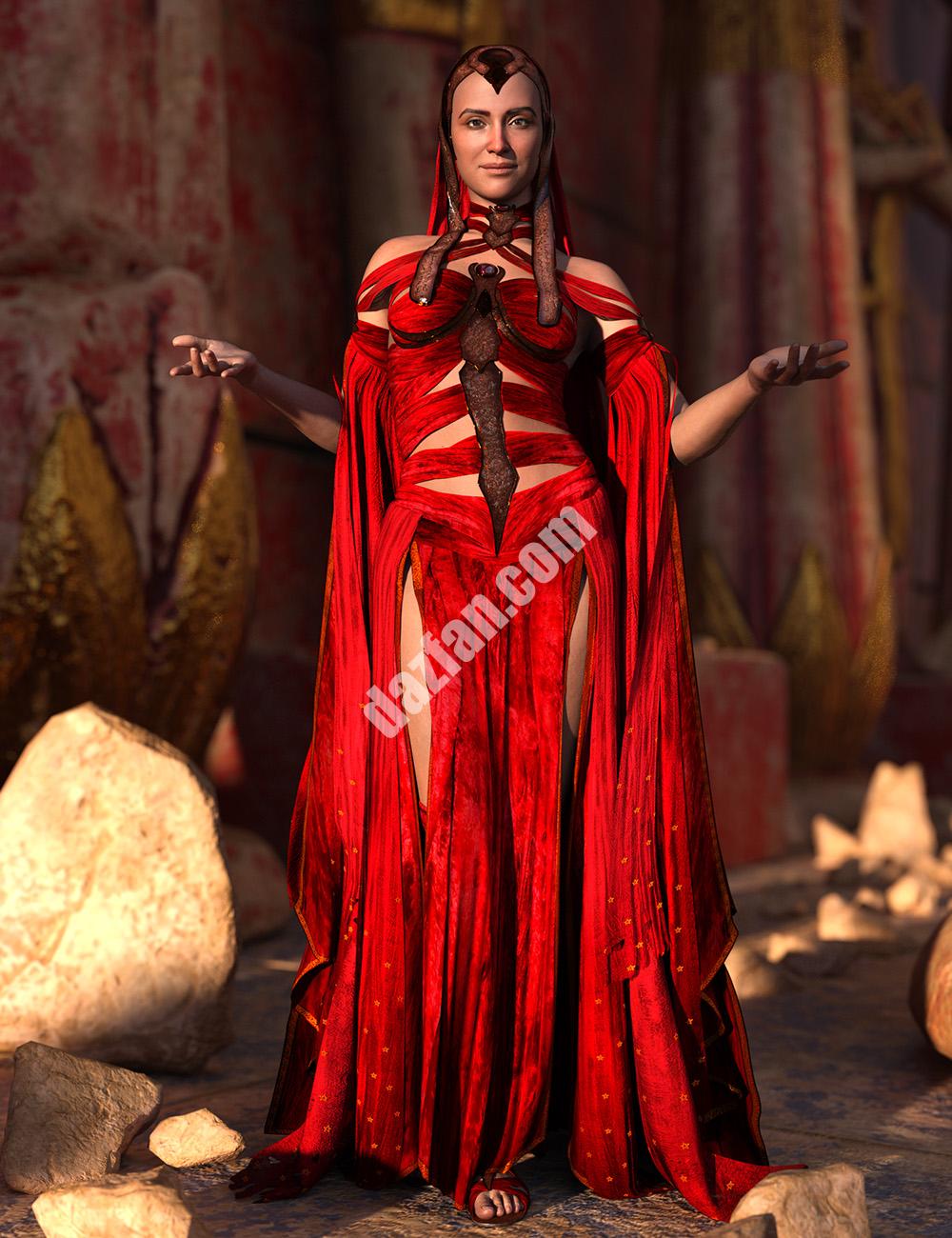 [daz服装] 创世纪9的dForce Vuriel衣橱附加件-DAZ爱好者