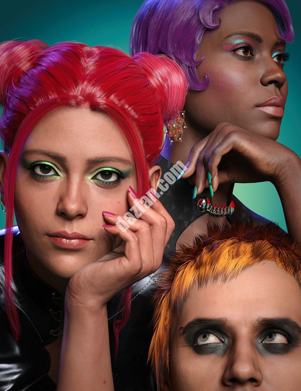 [daz角色] 创世纪9充满活力的妆容-DAZ爱好者