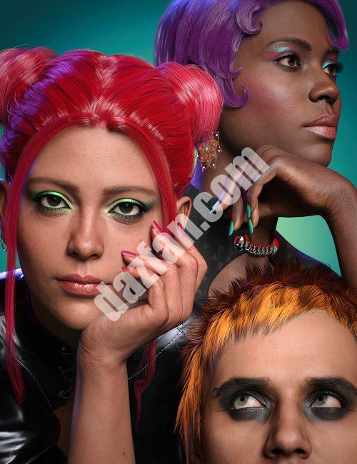 [daz角色] 创世纪9充满活力的妆容-DAZ爱好者