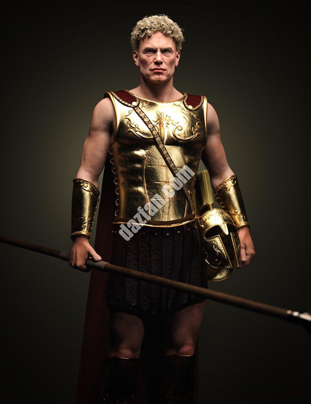 [daz合集] 阿喀琉斯和密尔米顿护甲包-DAZ爱好者