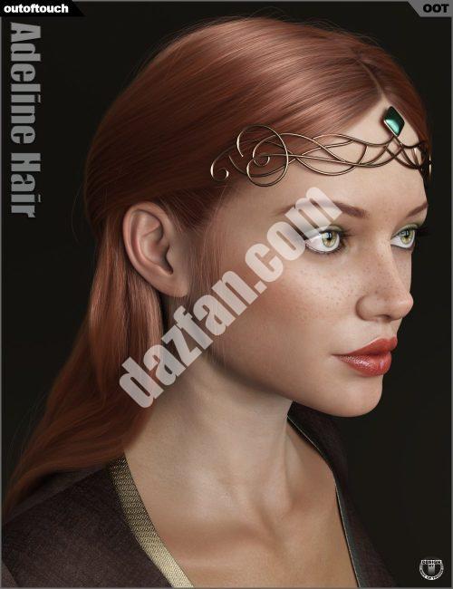 [daz发型] 《创世纪》第8章女性的阿氏头发和圆圈（s）-DAZ爱好者