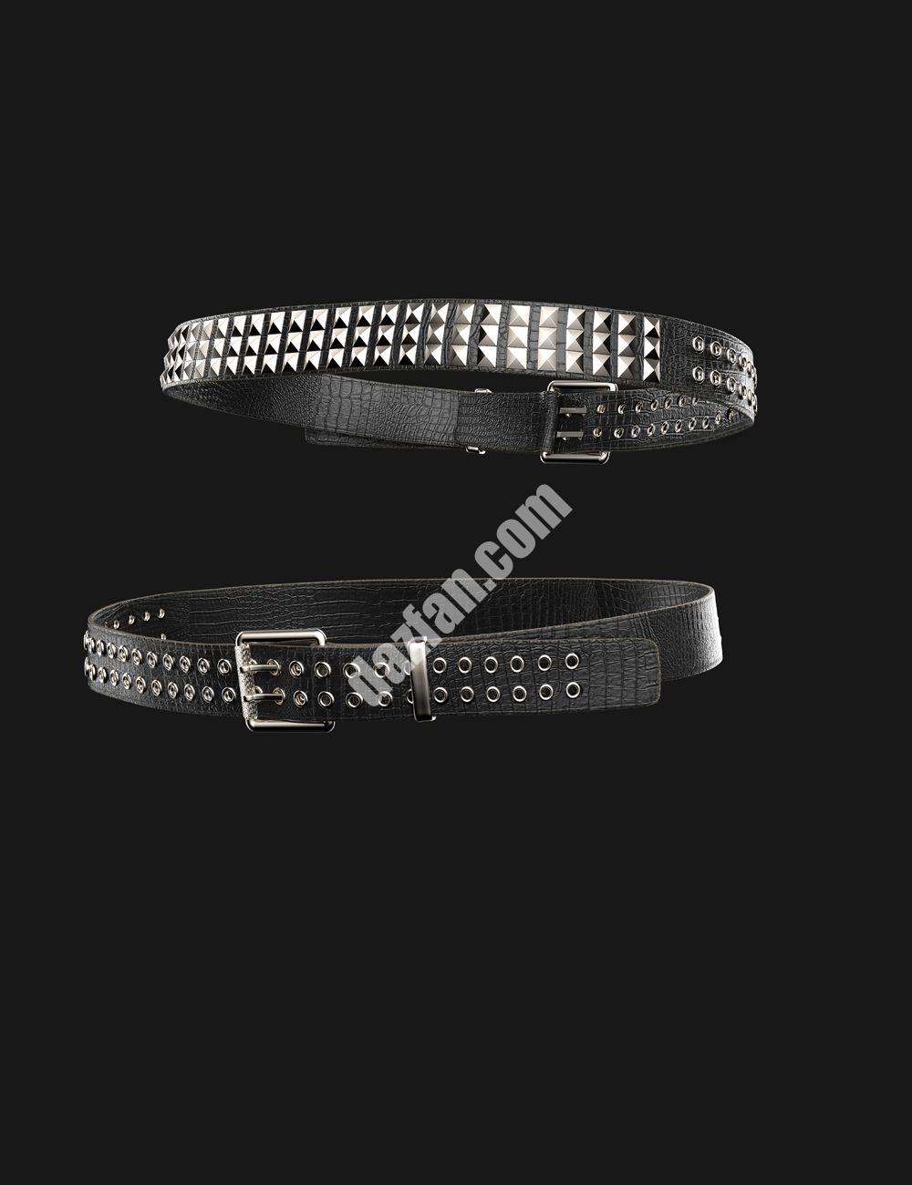 [daz服装] AJC Glamor Genesis 8和8.1女性骑行装备腰带-DAZ爱好者