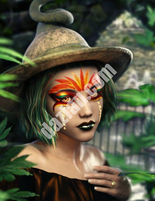 [daz角色] Arcane Enchantres Geoshell为创世纪3和8女性化妆-DAZ爱好者