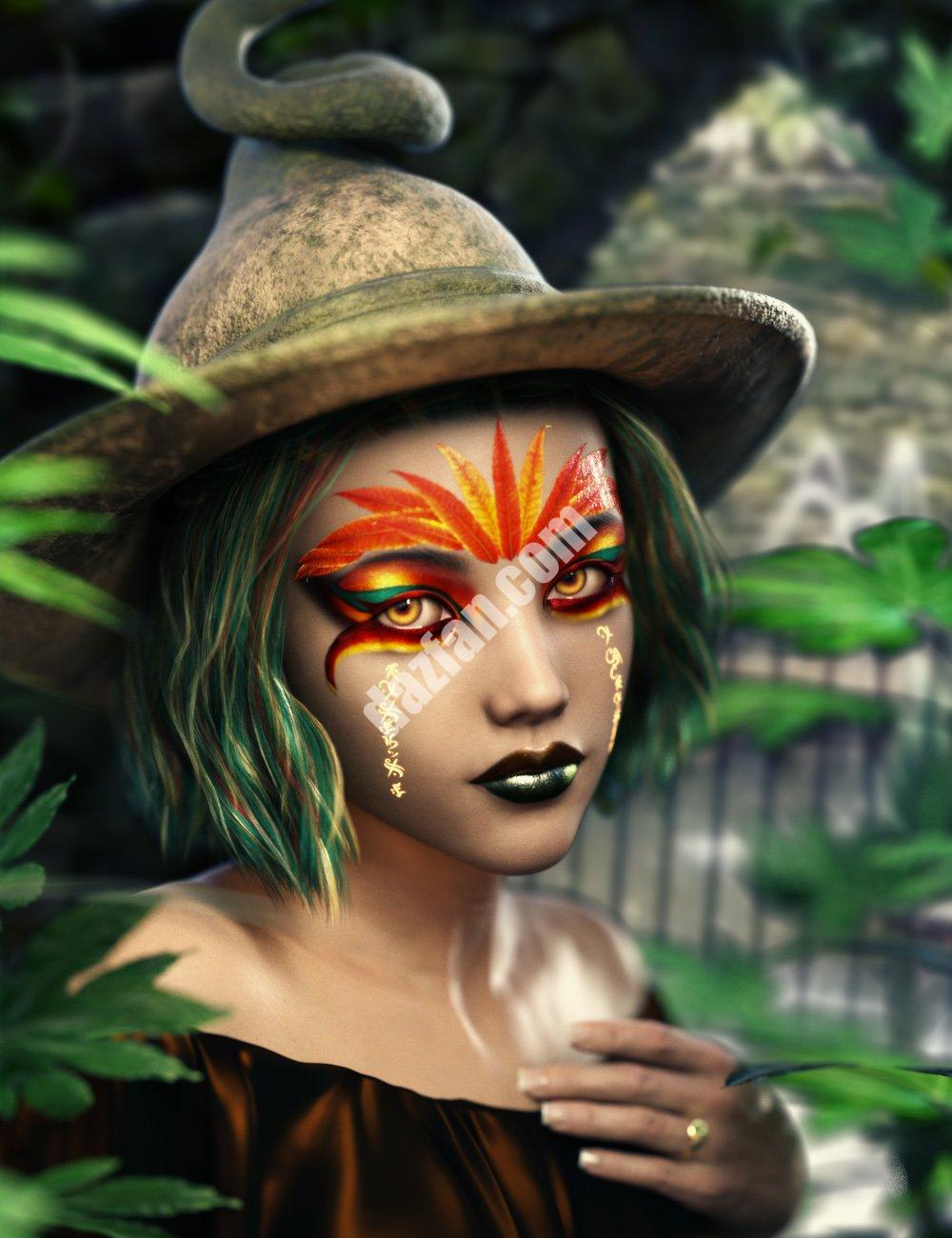 [daz角色] Arcane Enchantres Geoshell为创世纪3和8女性化妆-DAZ爱好者