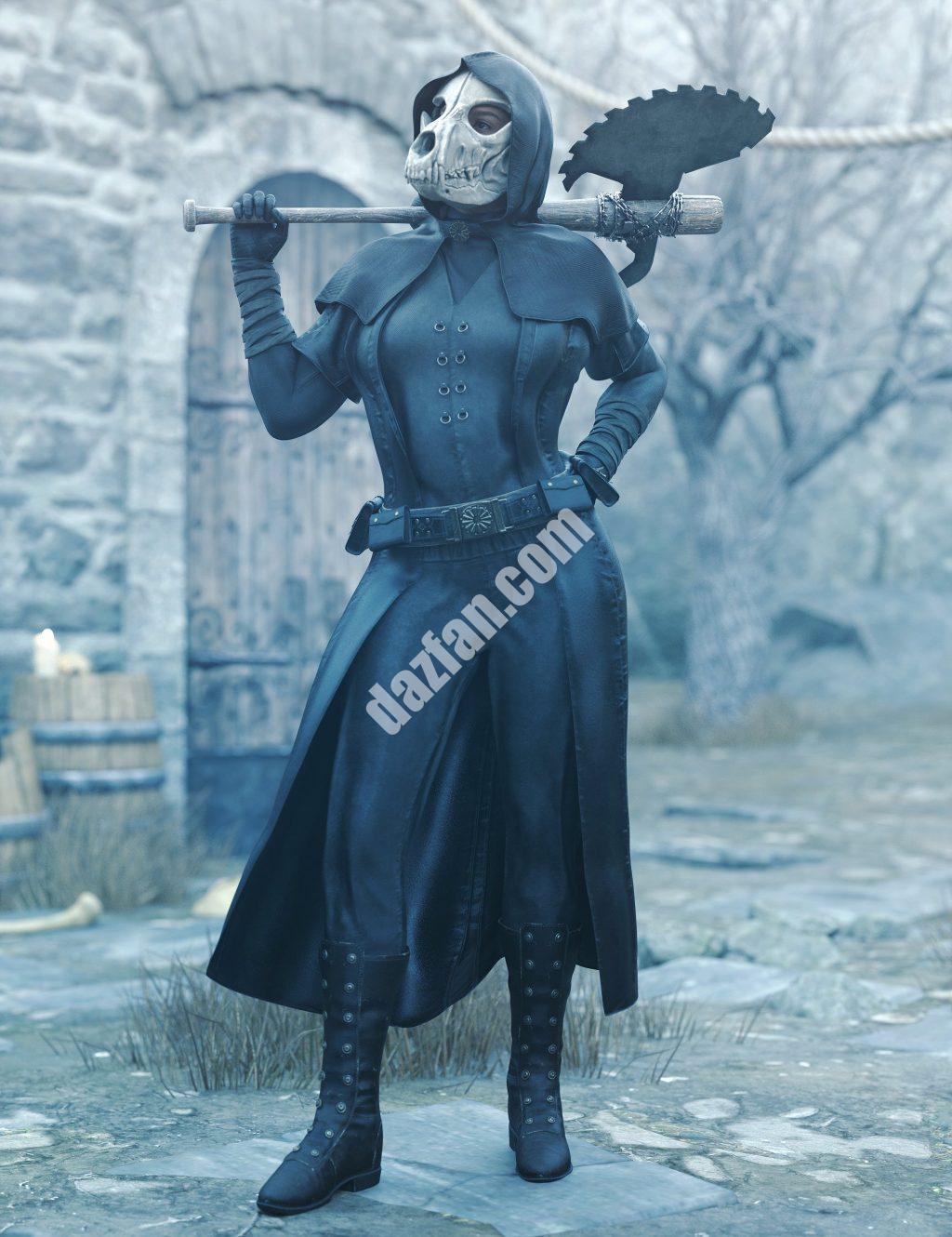 [daz服装] dForce创世纪9死亡装备的到来-DAZ爱好者