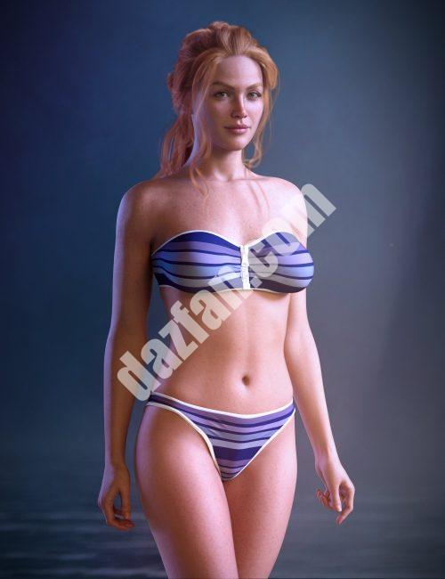 [daz服装] Genesis 9的Bandeau风格比基尼-DAZ爱好者