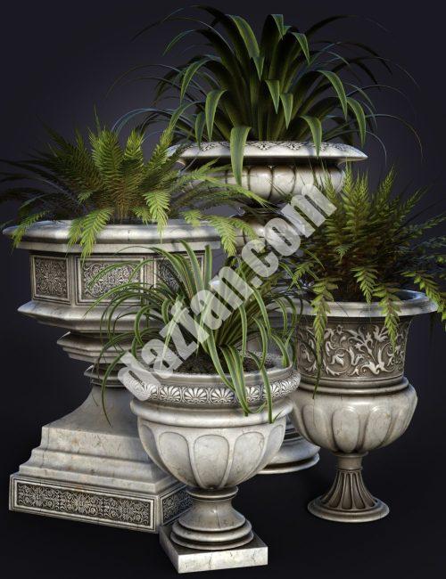 [daz场景] B.E.T.T.Y.ReGarden Urns-DAZ爱好者