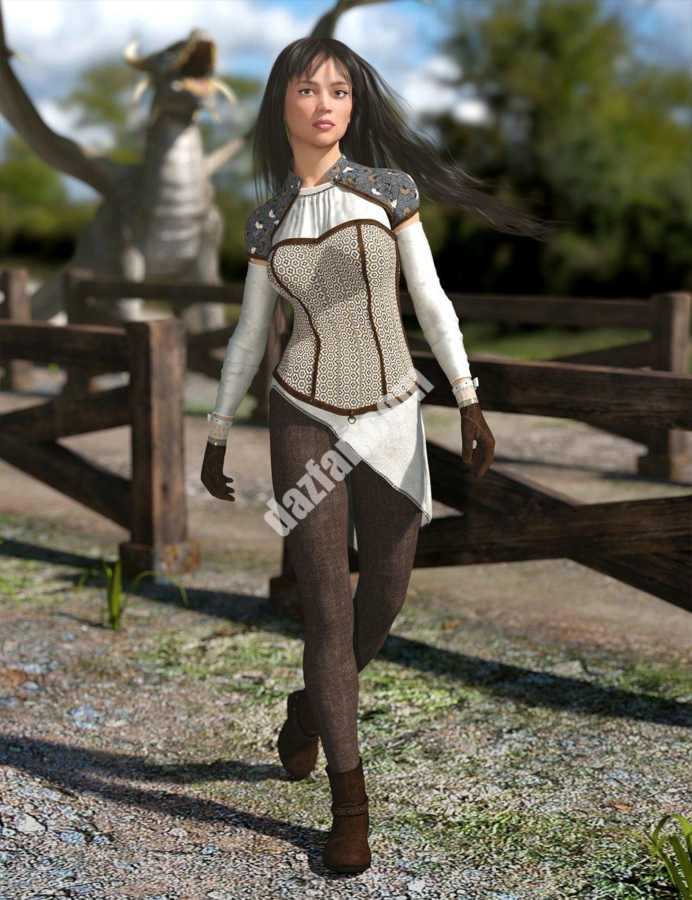 [daz服装] Blackwood创世纪8号女性套装-DAZ爱好者