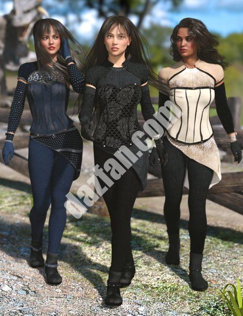 [daz服装] 布莱克伍德服装：泰勒纹理-DAZ爱好者