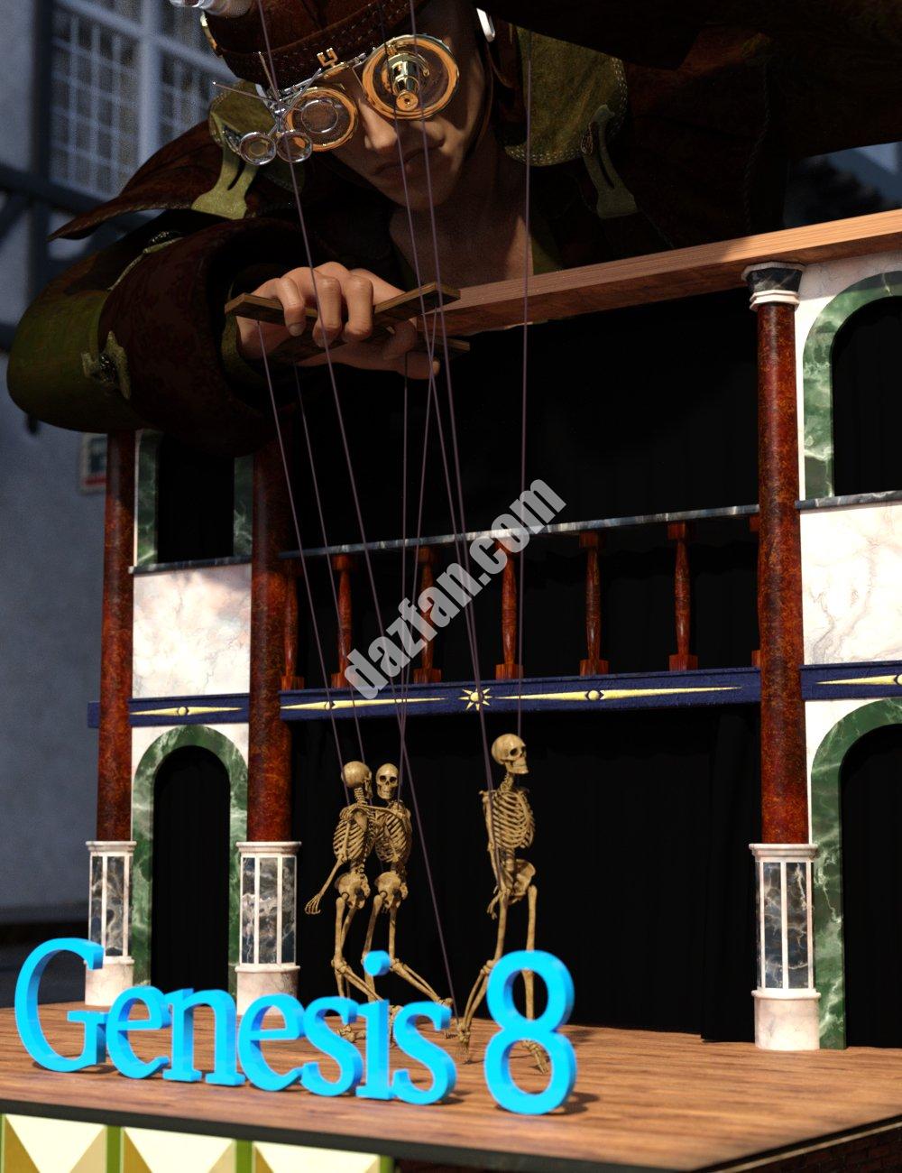 [daz姿势] 创世纪9的骨小兵创世纪8和8.1的姿势-DAZ爱好者