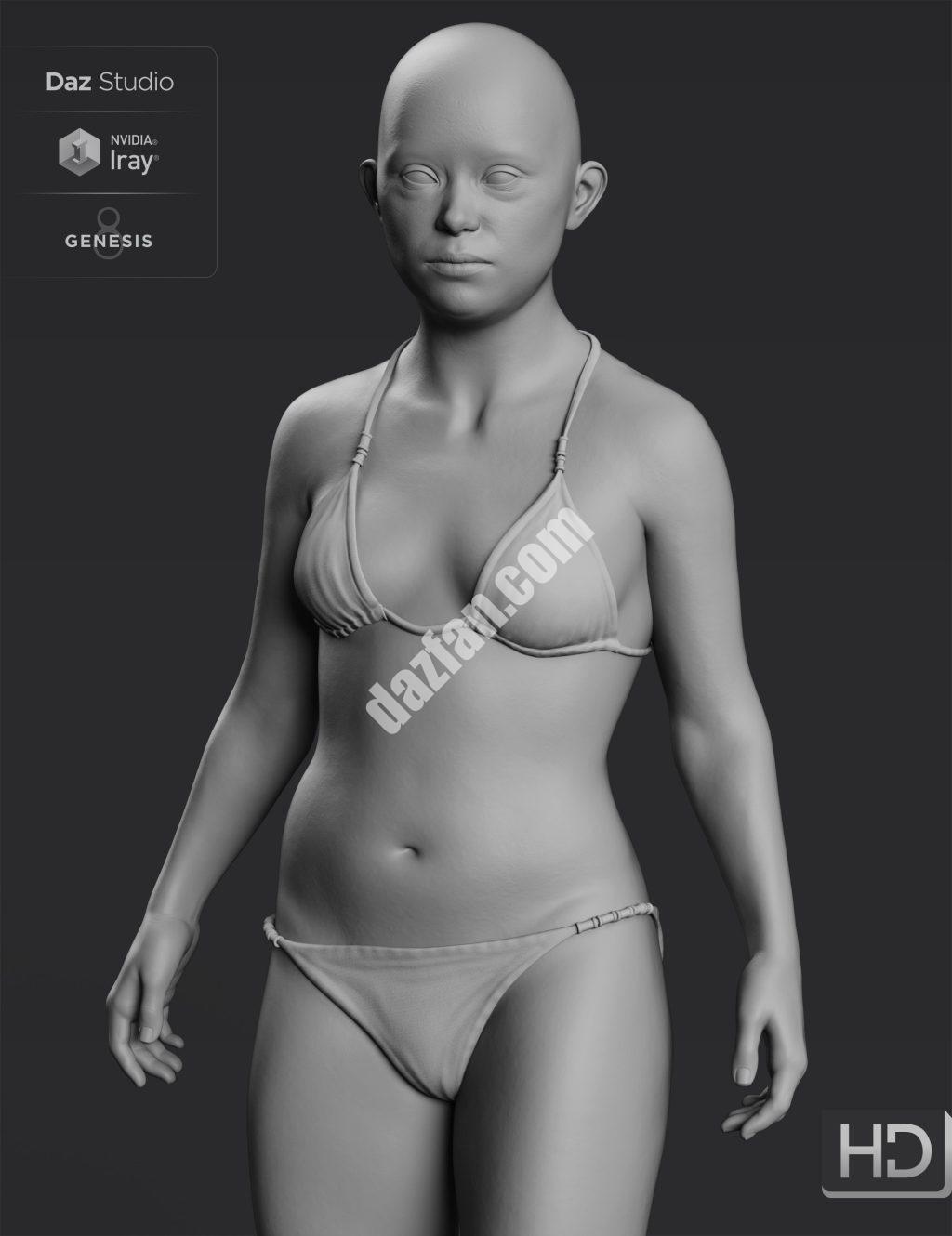 [daz角色] Bonnie 8.1 HD附加组件-DAZ爱好者