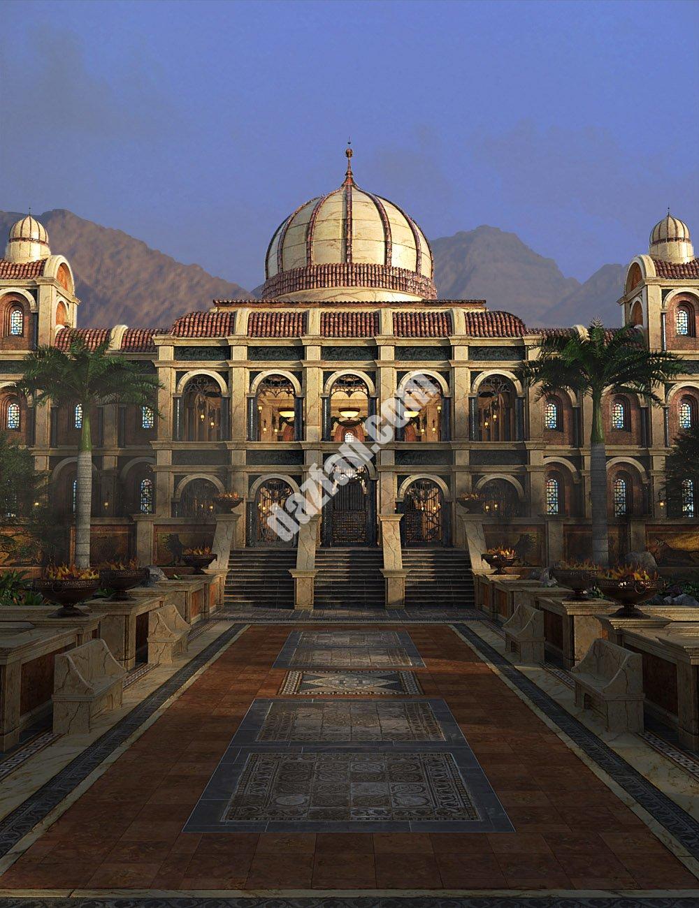 [daz插件] Borgia’s Opulous Courtyard-DAZ爱好者