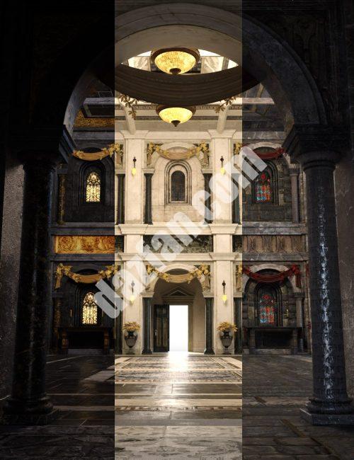 [daz插件] Borgia的Opulous Hall纹理Trifecta-DAZ爱好者