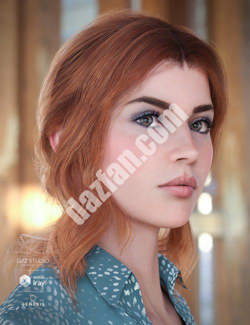 [daz发型] 创世纪8号女性七分裤发型（s）-DAZ爱好者