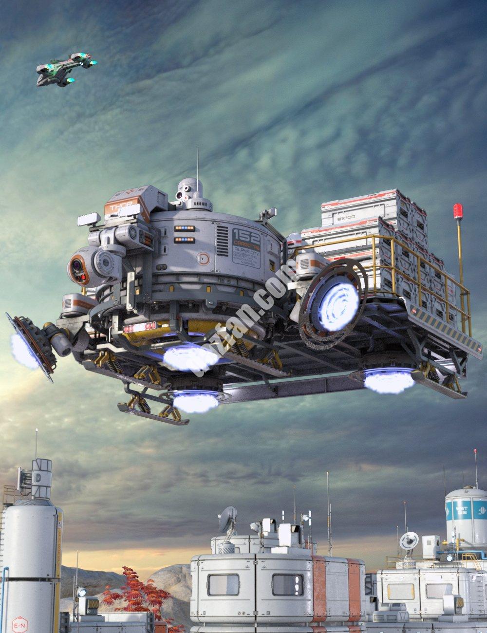 [daz场景] 货运平台Thor-DAZ爱好者