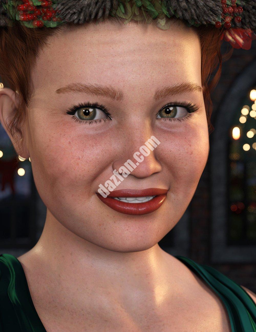 [daz角色] Carole HD与HD表达创世纪8.1女性-DAZ爱好者