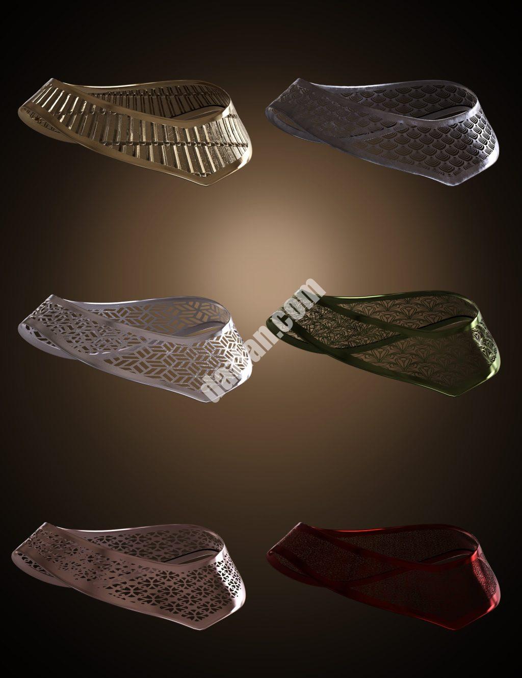 [daz服装] Cassandra女神项链创世纪8和8.1女性-DAZ爱好者