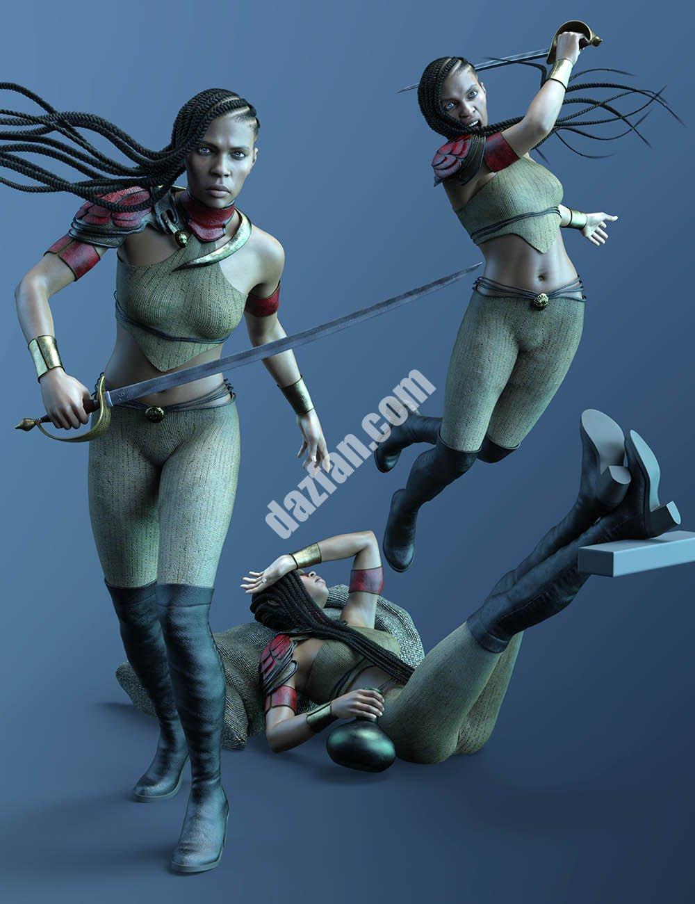 [daz姿势] CDI海盗姿势金克斯琼斯8.1-DAZ爱好者