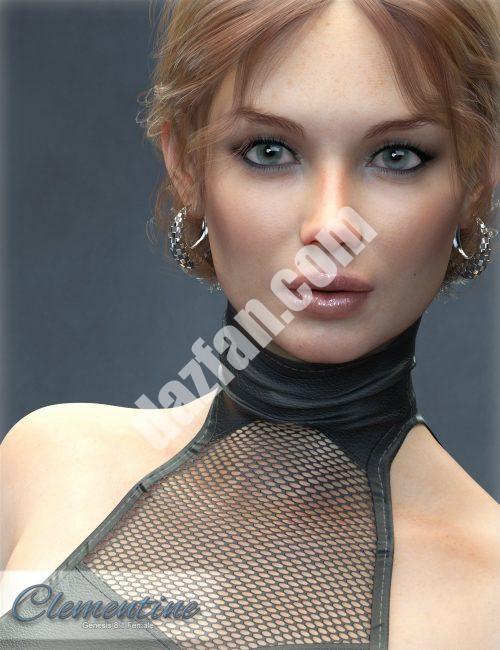 [daz角色] Clementine HD创世纪8.1女性-DAZ爱好者