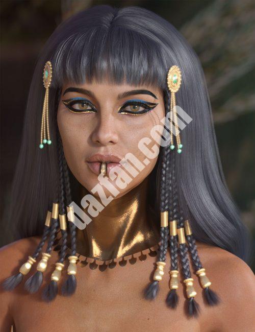 [daz发型] Cleo头发为创世纪3和8女性（s）-DAZ爱好者