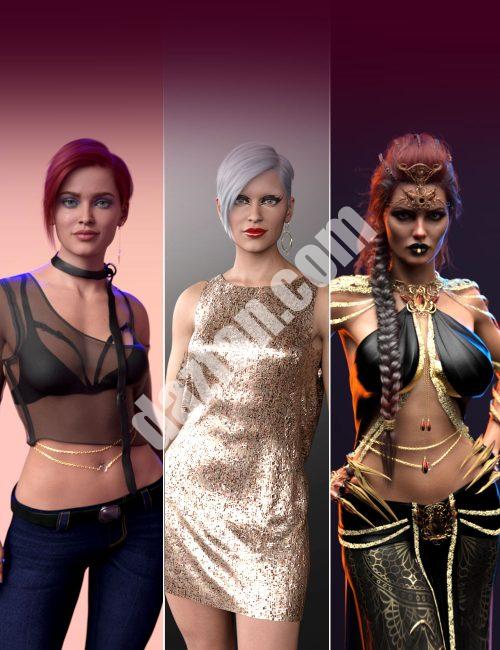 [daz合集] 点击N’渲染 – Cake One 20周年捆绑包-DAZ爱好者