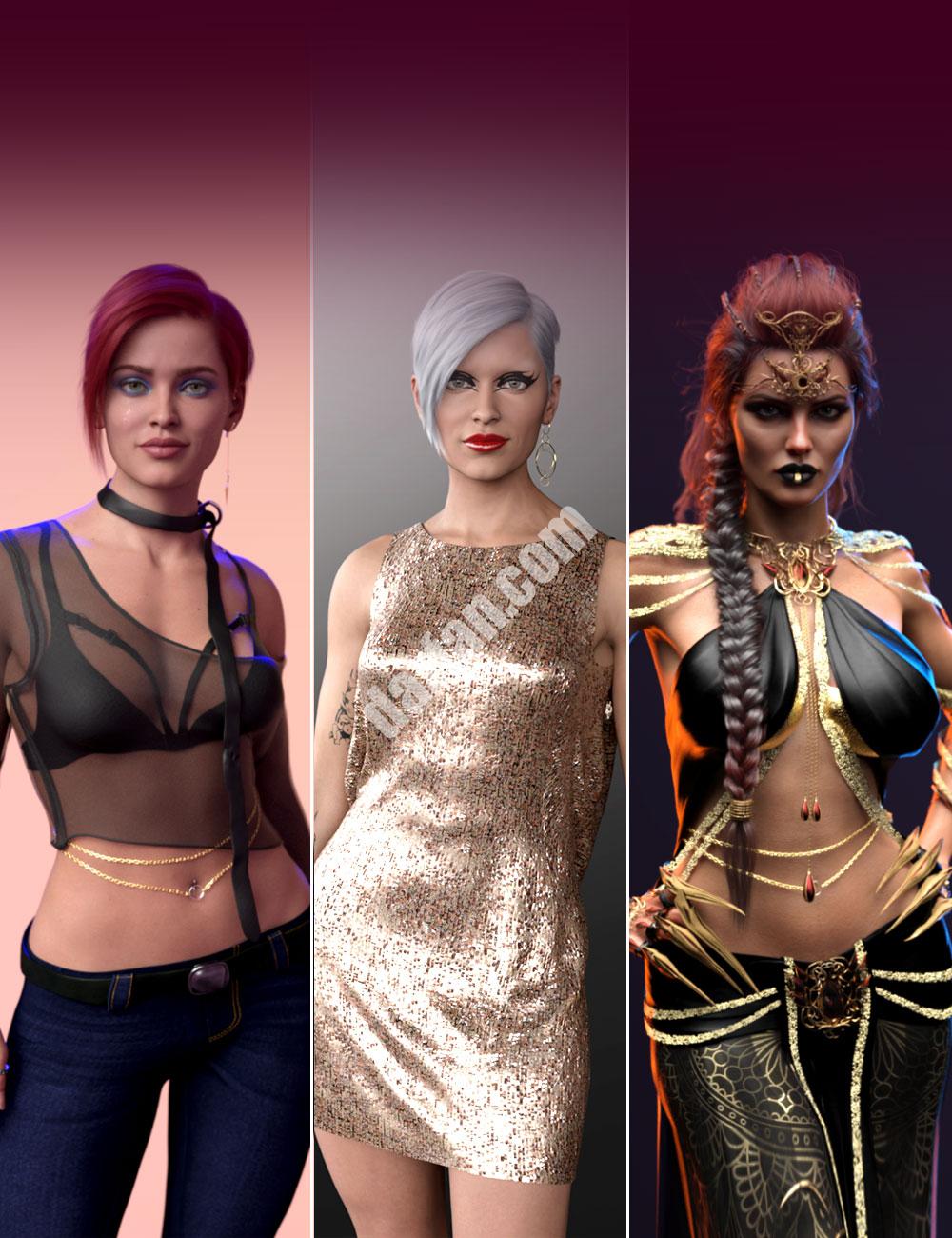 [daz合集] 点击N’渲染 – Cake One 20周年捆绑包-DAZ爱好者