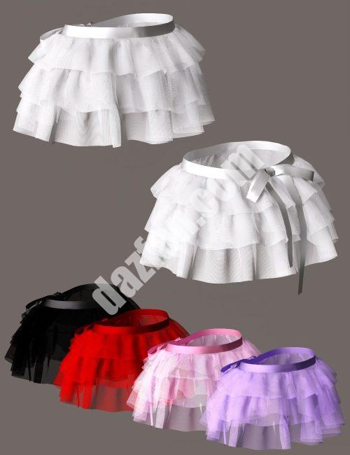 [daz服装] 用于Genesis 8和8.1雌性的CNB蕾丝dForce薄纱-DAZ爱好者