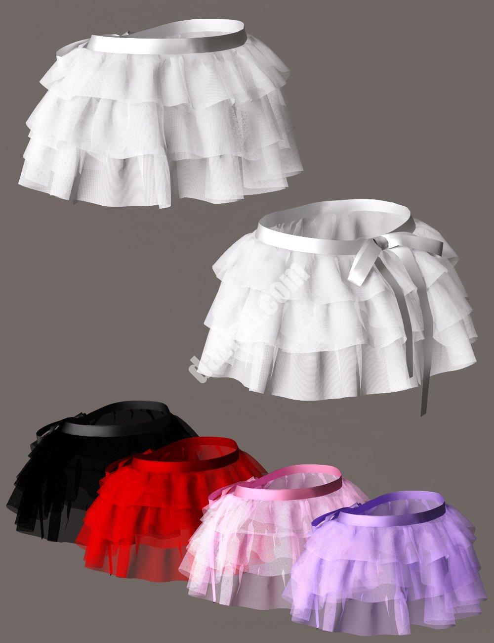 [daz服装] 用于Genesis 8和8.1雌性的CNB蕾丝dForce薄纱-DAZ爱好者