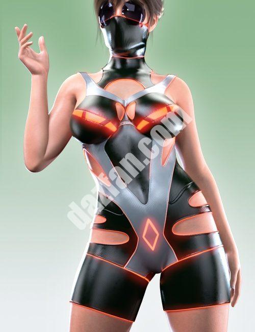 [daz服装] 创世纪8和8.1女性COG泳衣-DAZ爱好者