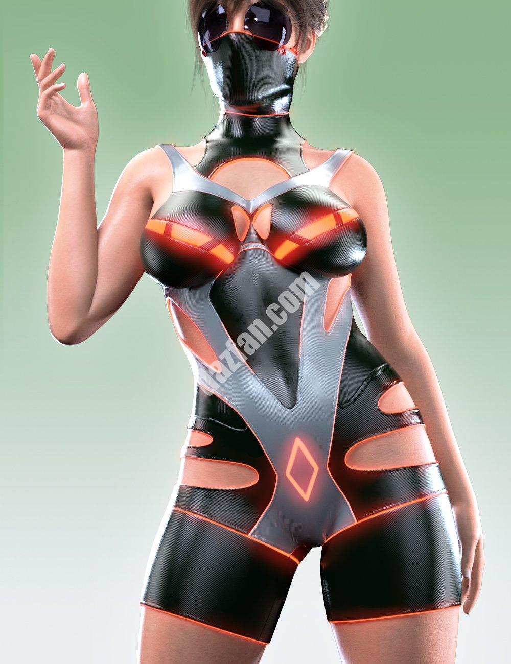 [daz服装] 创世纪8和8.1女性COG泳衣-DAZ爱好者