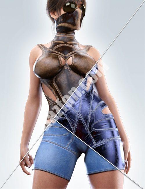 [daz服装] COG泳装质地包1-DAZ爱好者