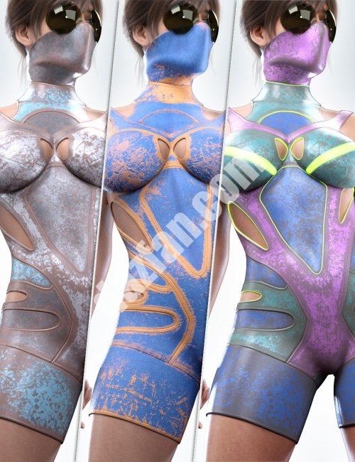 [daz服装] COG泳装纹理包2污垢附加组件-DAZ爱好者