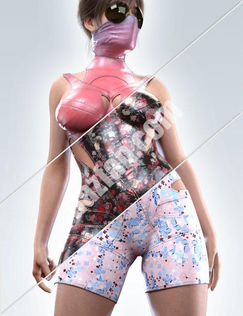 [daz服装] COG泳装纹理包4-DAZ爱好者