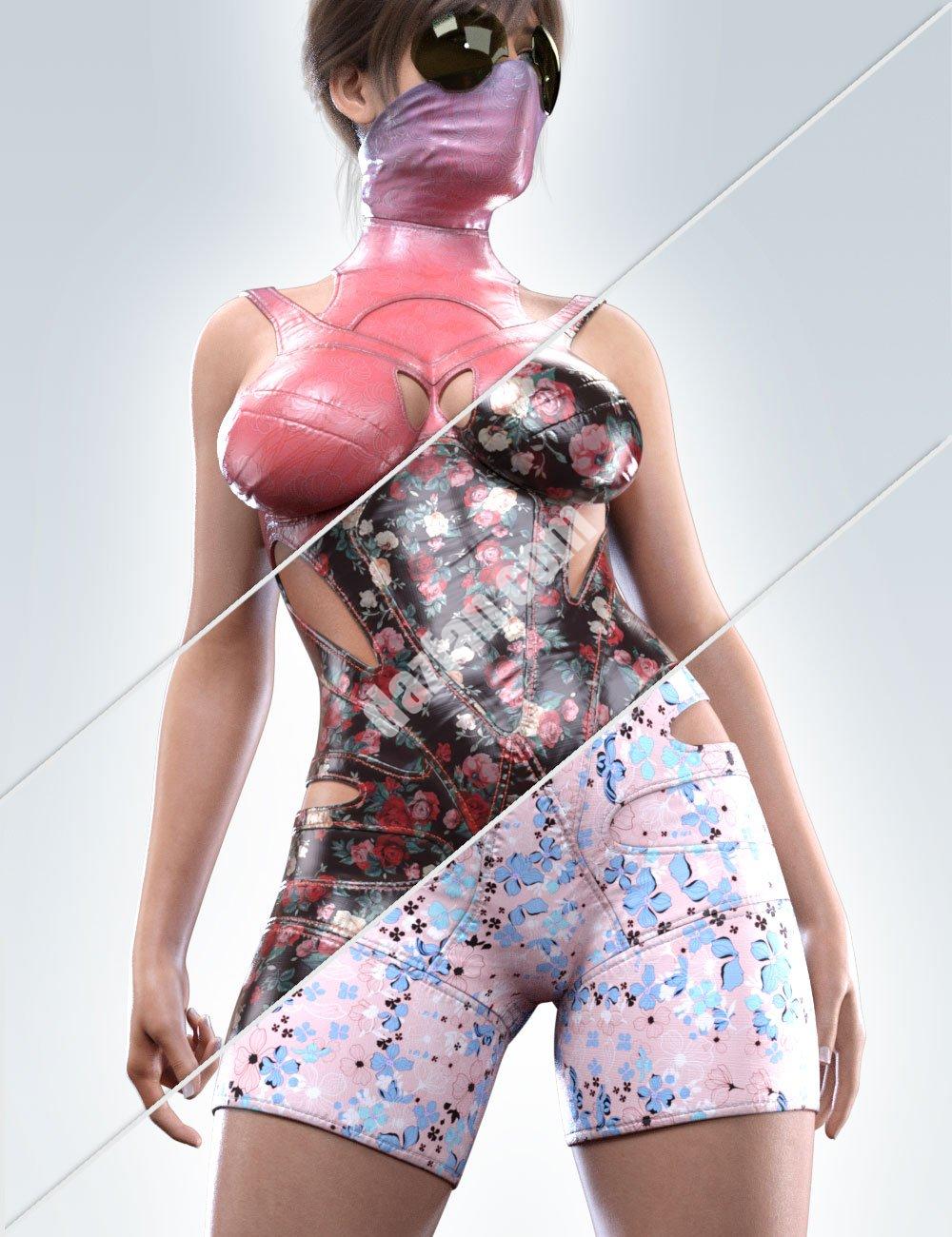 [daz服装] COG泳装纹理包4-DAZ爱好者