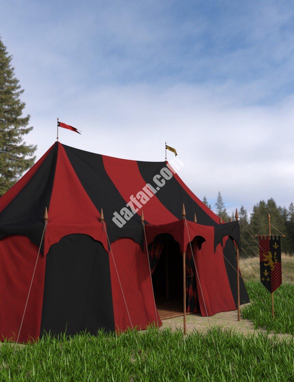 [daz场景] 指挥官帐篷纹理-DAZ爱好者