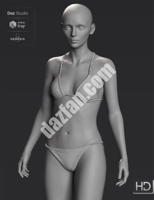 [daz角色] Coral 8.1 HD附加组件-DAZ爱好者