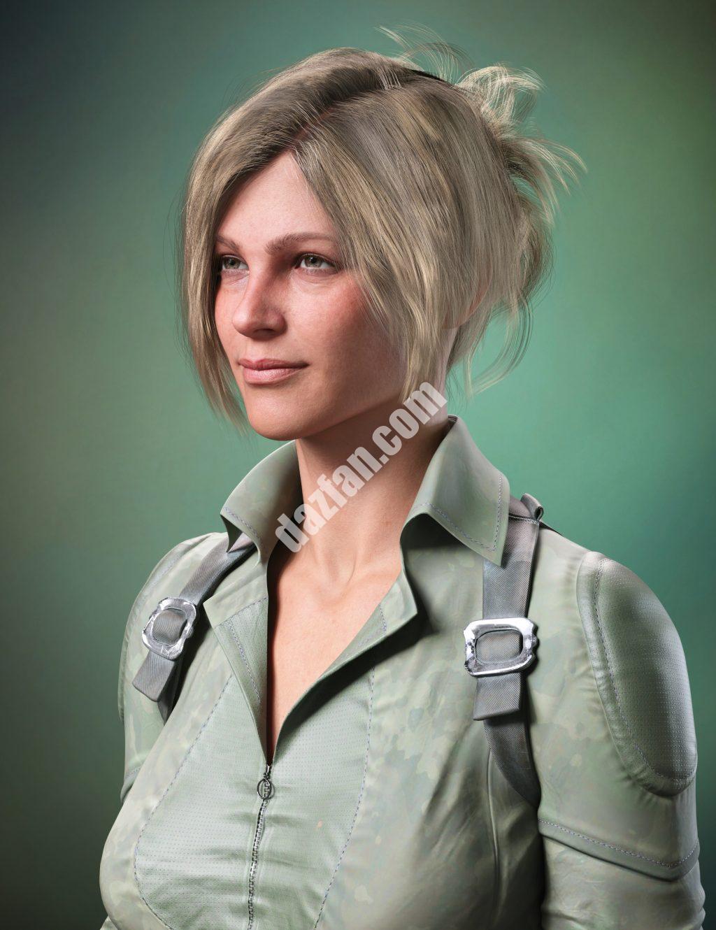 [daz发型] dForce Alisse头发创世纪9-DAZ爱好者