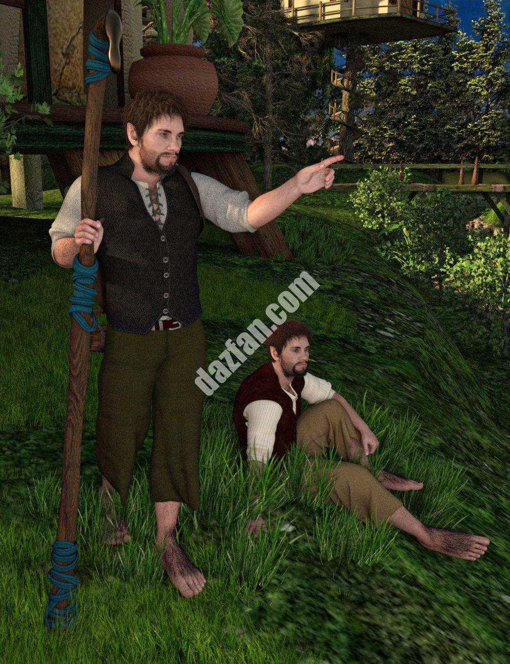 [daz服装] dForce Bally边界足纹理-DAZ爱好者