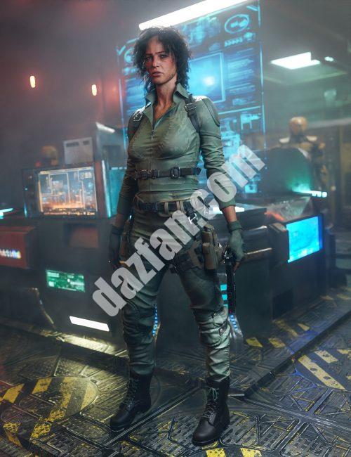 [daz服装] 创世纪9侦察装备-DAZ爱好者