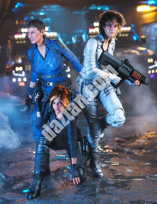 [daz服装] 侦察装备纹理附加组件-DAZ爱好者